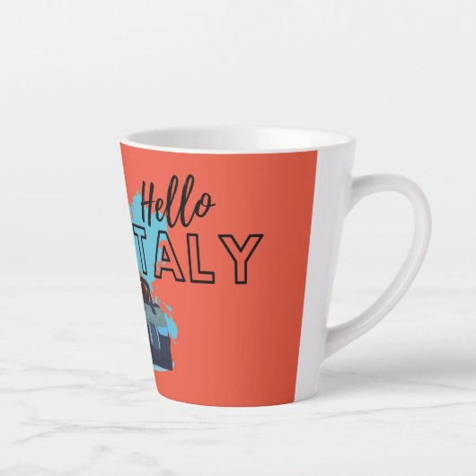 Hallo Italien Milchtasse (Rechts)
