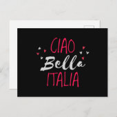 Hallo Italien Postkarte (Vorne/Hinten)