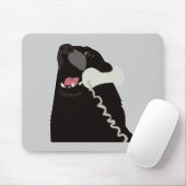 HALLO JA IST DIESES HUNDEtelefontelefon Mousepad (Mit Mouse)