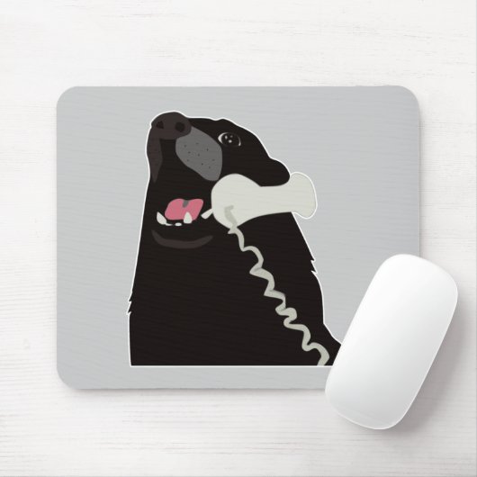 HALLO JA IST DIESES HUNDEtelefontelefon Mousepad (Mit Mouse)