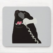 HALLO JA IST DIESES HUNDEtelefontelefon Mousepad (Vorne)