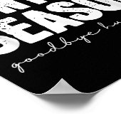 Hallo Jagd Season Auf Wiedersehen Mann Abandoned H Poster (Ecke)