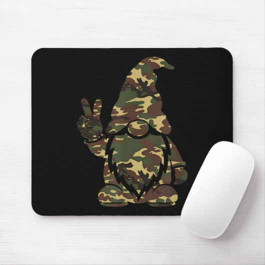 Hallo Jagd Weihnachten Weihnachtsfeiertage Camoufl Mousepad (Mit Mouse)