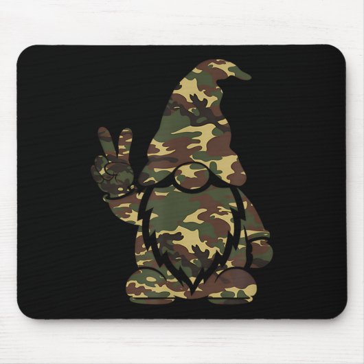Hallo Jagd Weihnachten Weihnachtsfeiertage Camoufl Mousepad (Vorne)
