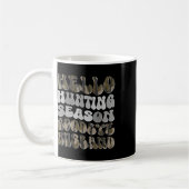 Hallo Jagdsaison Kaffeetasse (Links)