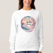 Hallo Januar Sweatshirt (Vorderseite)