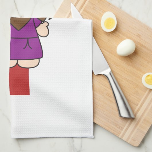 Hallo Jesus Handtuch (Viertel Falte)