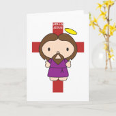 Hallo Jesus Karte (Gelbe Blume)