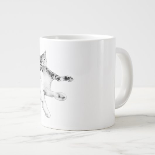 Hallo Jumbo-Tasse (Vorderseite Rechts)