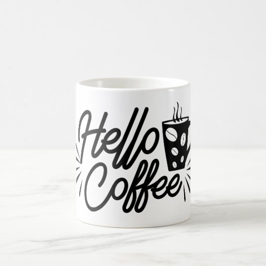Hallo Kaffee Kaffeetasse (Mittel)