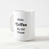 Hallo Kaffee-Tasse Kaffeetasse (Vorderseite Links)