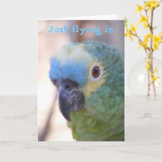 Hallo Karte (Gelbe Blume)