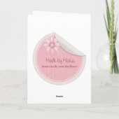 Hallo Karte (Rückseite)