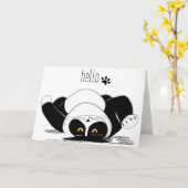 Hallo! Karte (Gelbe Blume)