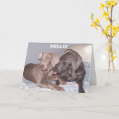 , HALLO! KARTE (Gelbe Blume)