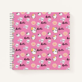 Hallo Kätzchen Notizblock