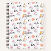 Hallo Kätzchen Notizblock (Vorderseite)