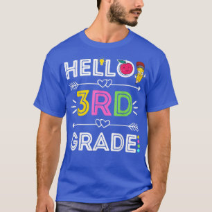 Hallo Kinder der dritten Klasse Lehrer Student zur T-Shirt