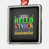 Hallo Kinder Garten Ornament Aus Metall (Links)