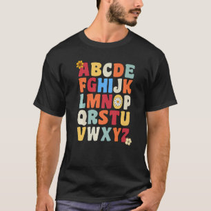 Hallo Kindergarten Alphabet ABCs Vorschule Vintage T-Shirt