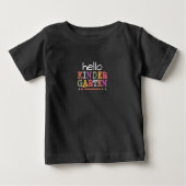 Hallo Kindergarten Baby T-shirt (Vorderseite)