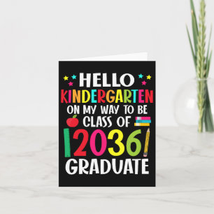 Hallo Kindergarten Byck to School CL von 2036 wach Karte