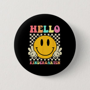 Hallo Kindergarten Byck Zur Schule Groovy Lehrer S Button