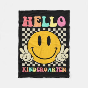 Hallo Kindergarten Byck Zur Schule Groovy Lehrer S Fleecedecke