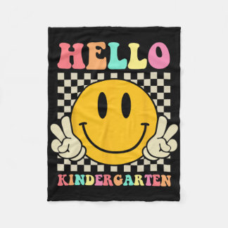 Hallo Kindergarten Byck Zur Schule Groovy Lehrer S Fleecedecke