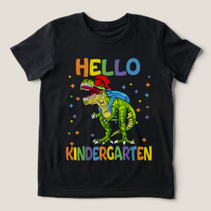 Hallo Kindergarten - Erster Schultag Kinder Tri-Blend Shirt