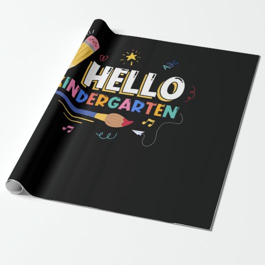 Hallo Kindergarten Geschenkpapier (Ungerollt)