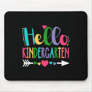 Hallo Kindergarten Herz Lehrer Schüler Byck Nach S Mousepad