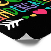 Hallo Kindergarten Herzlehrer Student Zurück zu S Poster (Ecke)