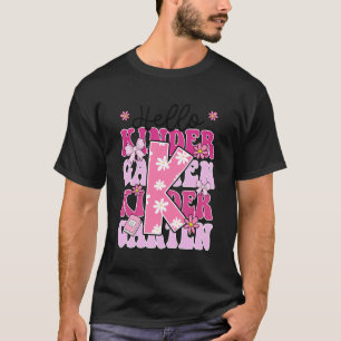 Hallo Kindergarten Lehrer Kinder Kokette Schleife T-Shirt