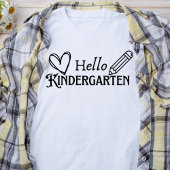 Hallo Kindergarten Lehrer Tshirt