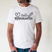Hallo Kindergarten Lehrer Tshirt