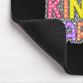 Hallo Kindergarten Leopard Back School Educate Cl Mousepad (Ecke)