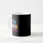 Hallo Kindergarten Leopard Tie Dye Bleistift Süße Kaffeetasse (Vorderseite Links)
