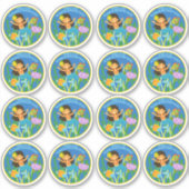 Hallo Kindergarten! Niedlich Mermaid Aufkleber (Vorderseite)