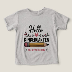 Hallo Kindergarten Personalisiert zurück zur Schul