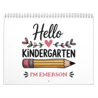 Hallo Kindergarten Personalisiert zurück zur Schul