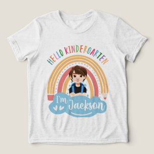 Hallo Kindergarten - Personalisiertes Shirt für Ju