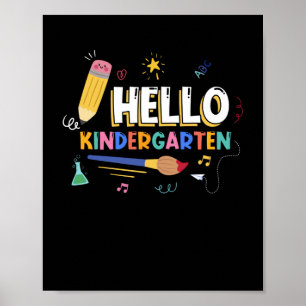 Hallo Kindergarten Poster