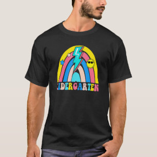Hallo Kindergarten Regenbogen Lehrer Schüler Kinde T-Shirt