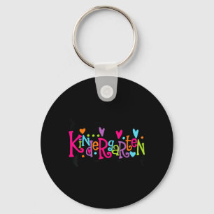 Hallo Kindergarten-Shirt Zurück zur Schule Lehrer Schlüsselanhänger