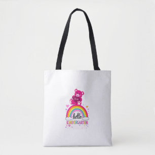 Hallo Kindergarten Süßer Regenbogen-Bär-Tragetasch Tasche