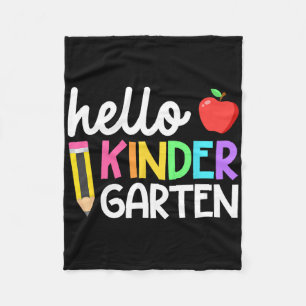 Hallo Kindergarten-Team Kinder Byck Zur Schule Leh Fleecedecke