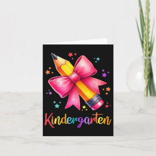 Hallo Kindergarten Team Niedlich Stift Lehrer Zurü Karte