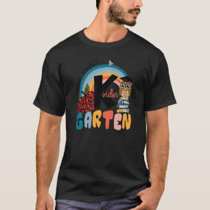 Hallo Kindergarten Willkommen in der Schule fertig T-Shirt