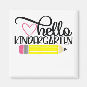 Hallo Kindergarten Zurück zur Lehrerin Magnet